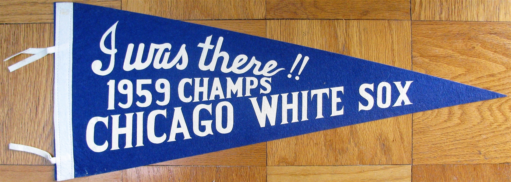 1959 CHICAGO WHITE SOX  I WAS THERE  CHAMPS PENNANT