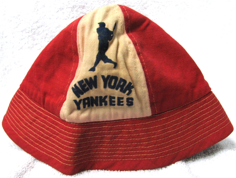VINTAGE 40's/50's NEW YORK YANKEES BEACH HAT