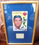 GIL HODGES SIGNED "TO RICHARD - BEST WISHES" w/CAS COA