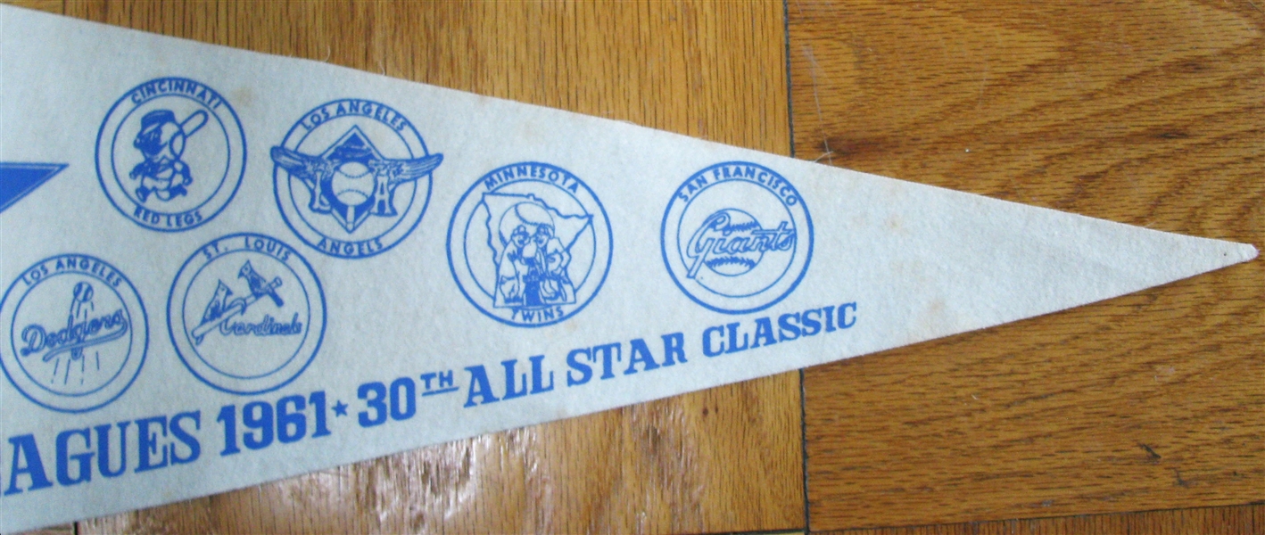1961 ALL-STAR GAME PENNANT - CANDLESTICK PARK
