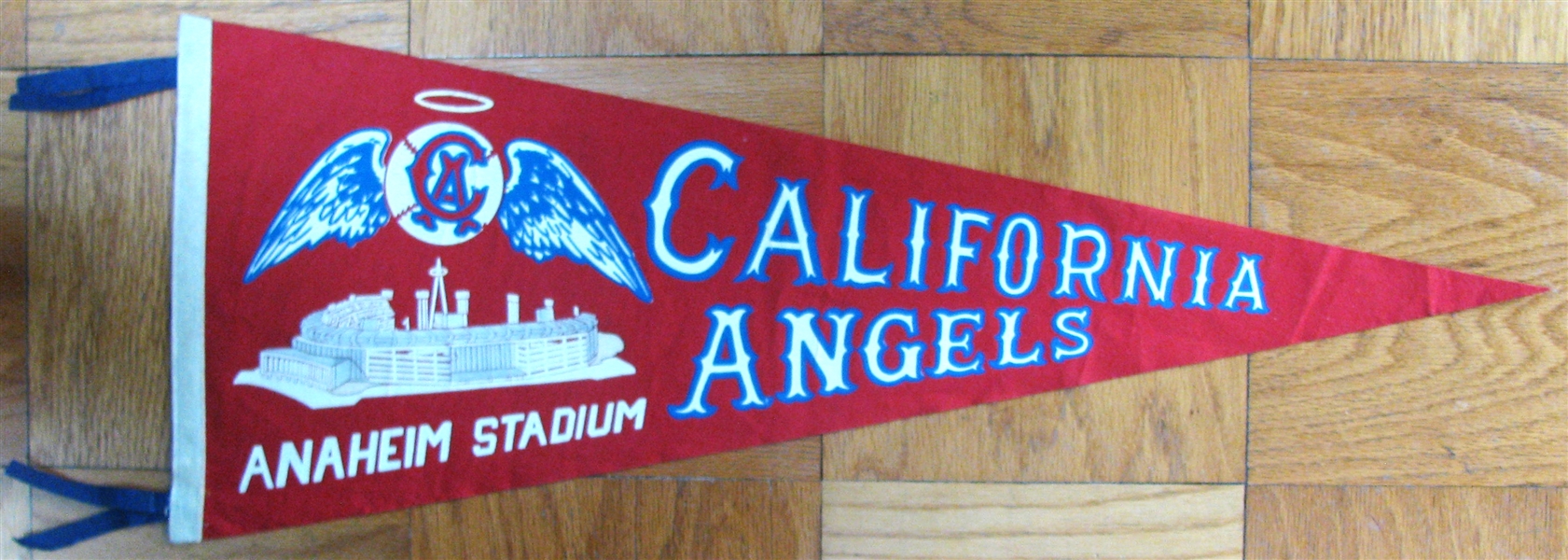 60's CALIFORNIA ANGELS  ANAHEIM STADIUM PENNANT