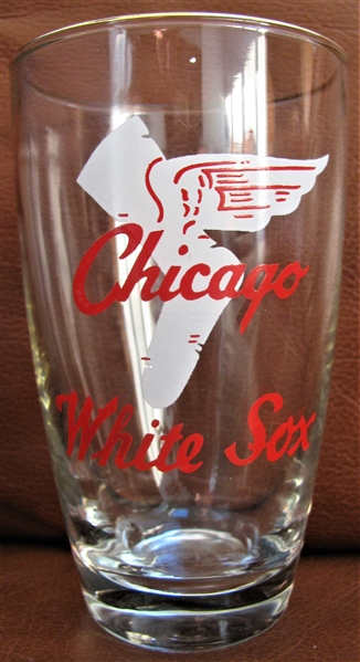 50's CHICAGO WHITE SOX BIG LEAGUER GLASS