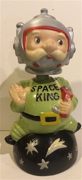 VINTAGE SPACE KING BOBBING HEAD / BANK - RARE!