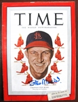 STAN MUSIAL SIGNED "ST. LOUIS CARDINALS" 1949 TIME MAGAZINE