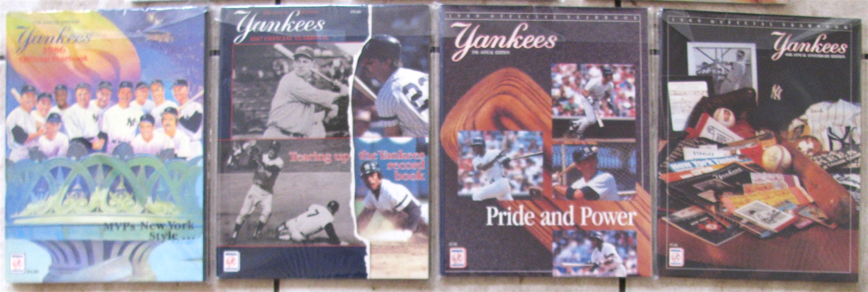1983-89 NEW YORK YANKEES YEARBOOKS