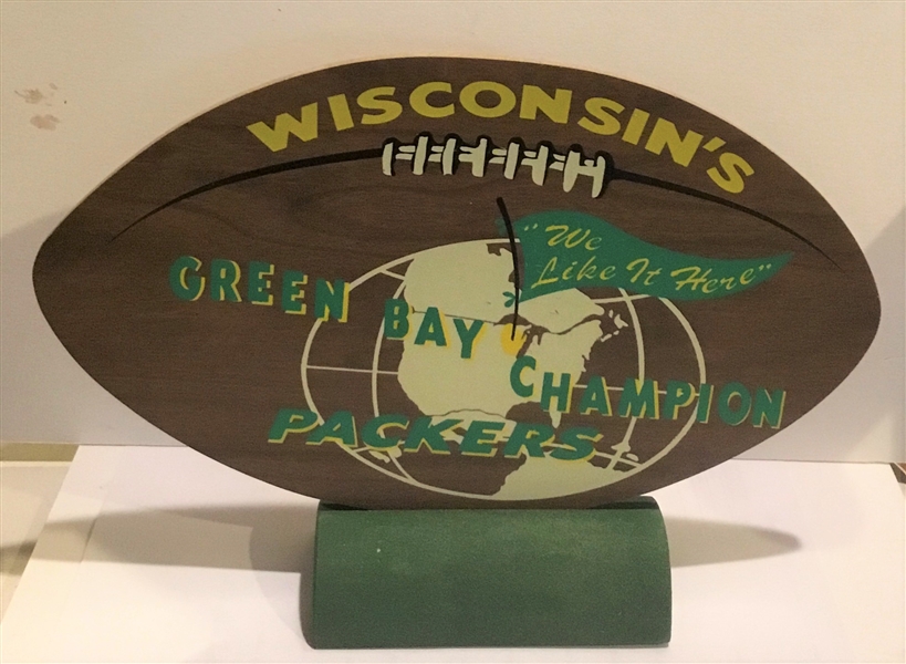 60's GREEN BAY PACKERS CHAMPIONSHIP PLAQUE
