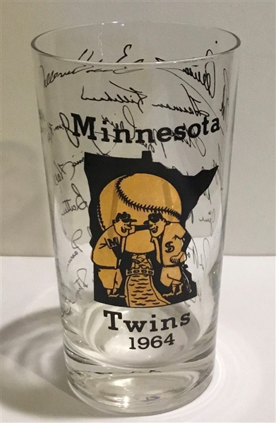 1964 MINNESOTA TWINS GLASS