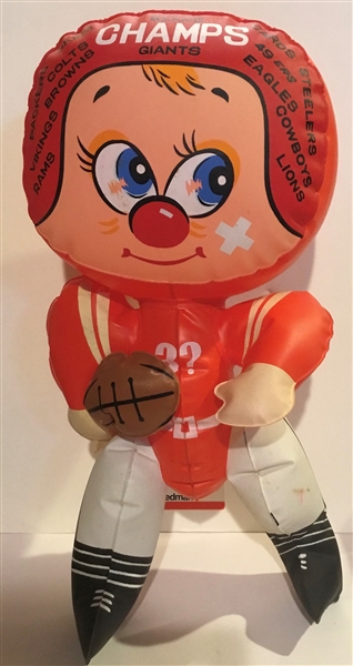 1963 NFL BLOW-UP DOLL- SO COOL!