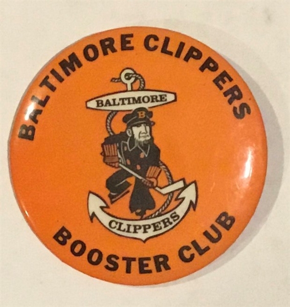 VINTAGE BALTIMORE CLIPPERS AHL BOOSTER CLUB PIN