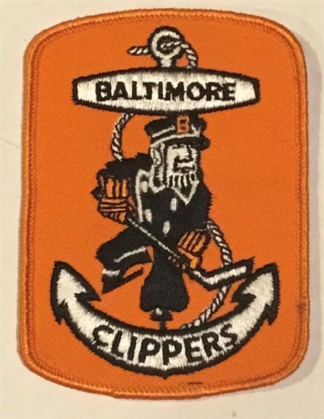 VINTAGE 60's BALTIMORE CLIPPERS JACKET PATCH