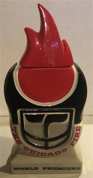 1974 WFL THE CHICAGO FIRE DECANTER