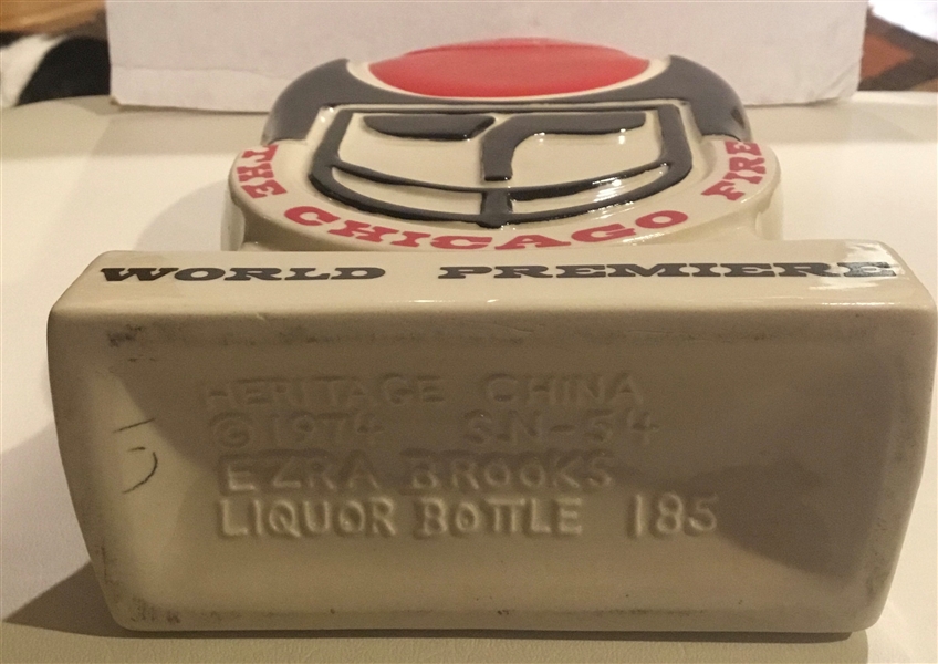 1974 WFL THE CHICAGO FIRE DECANTER