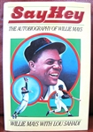WILLIE MAYS SAY HEY SIGNED HARD COVER BOOK w/CAS COA