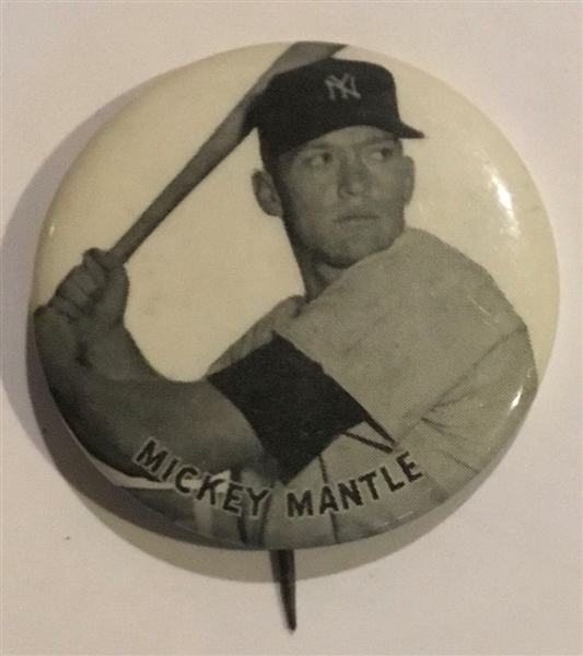 VINTAGE 50's MICKEY MANTLE PIN