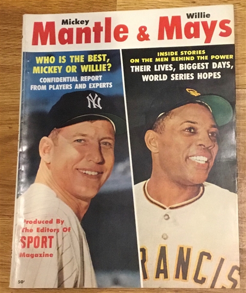1962 MANTLE & MAYS MAGAZINE