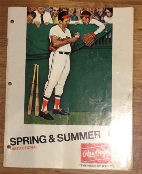1972 SPRING / SUMMER CATALOG w/BROOKS ROBINSON COVER