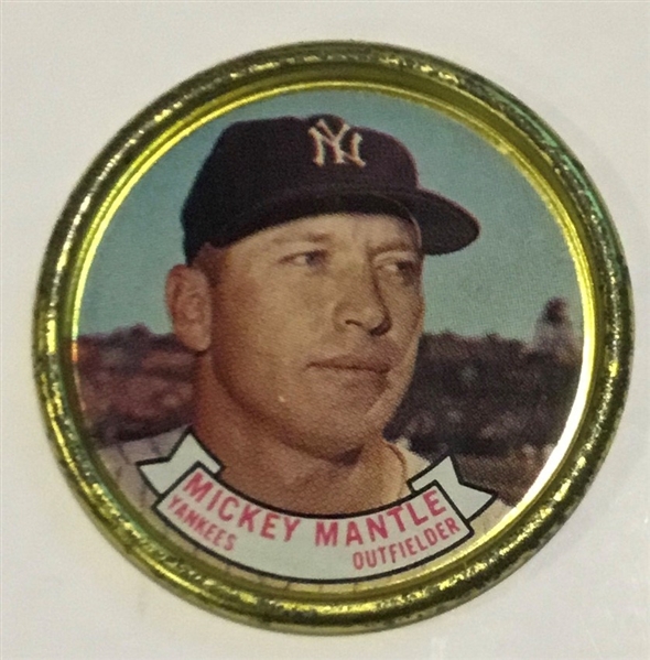 1964 MICKEY MANTLE TOPPS COIN #120