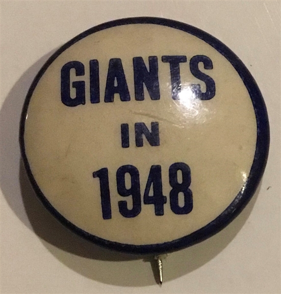 1948 NEW YORK BASEBALL GIANTS PIN