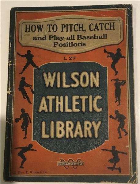 1926 WILSON ATHLETIC LIBRARY BASEBALL GUIDE