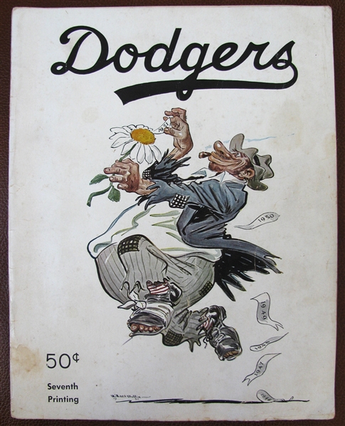 1951 BROOKLYN DODGERS YEARBOOK