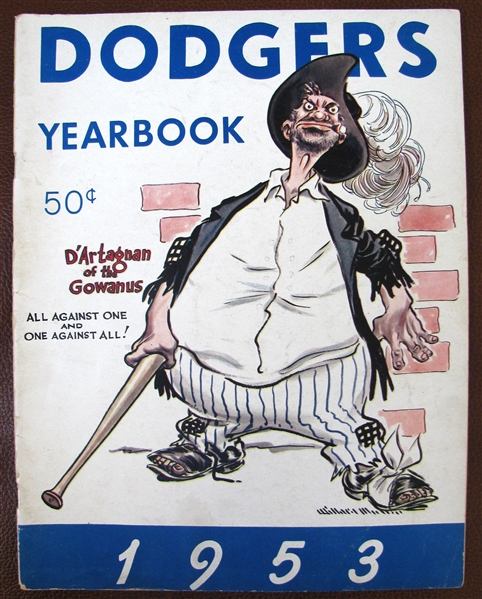 1953 BROOKLYN DODGERS YEARBOOK