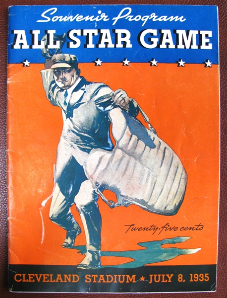 1935 ALL-STAR GAME PROGRAM - CLEVELAND