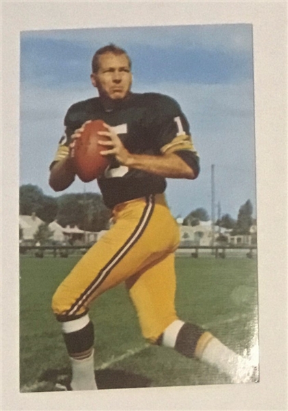 VINTAGE 60's BART STARR GREEN BAY PACKERS POSTCARD