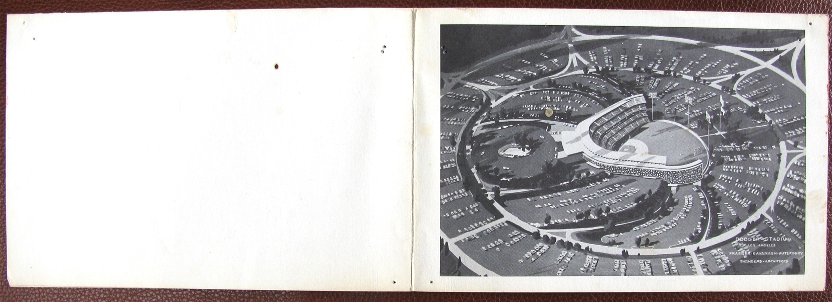 SCARCE - 1959 DODGER STADIUM GROUND - BREAKING CEREMONIES PROGRAM