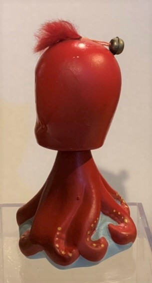 60's RED OCTOPUS ADVERTISING BOBBING HEAD