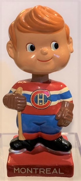 60's MONTREAL CANADIANS SQUARE BASE BOBBING HEAD  