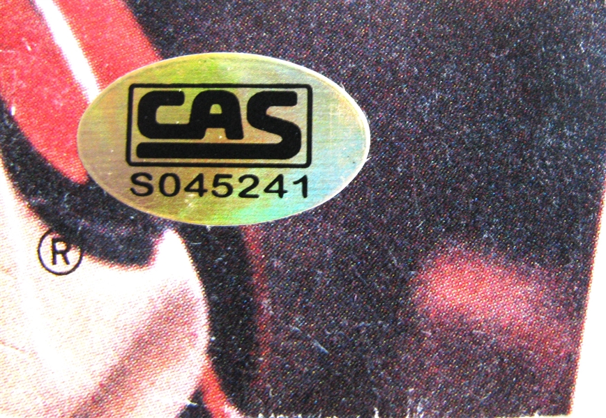 1976 BOBBY CLARKE SPORTS ILLUSTRATED MAGAZINE w/CAS COA