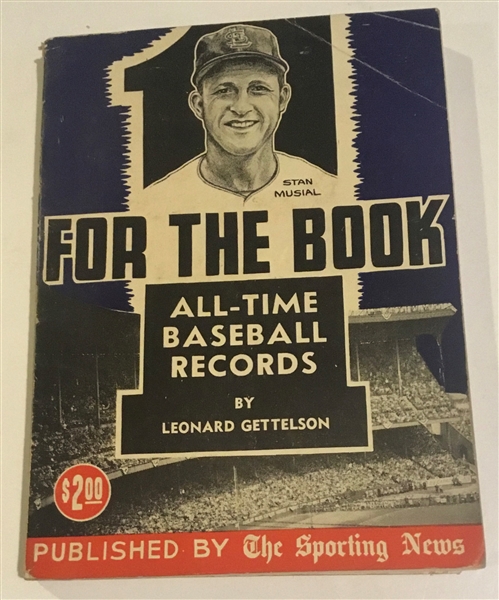 1958 1 FOR THE BOOK SPORTING NEWS GUIDE w/MUSIAL