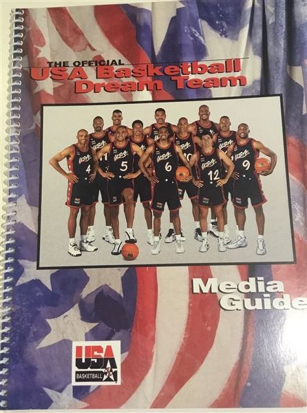 1996 USA BASKETBALL DREAM TEAM MEDIA GUIDE