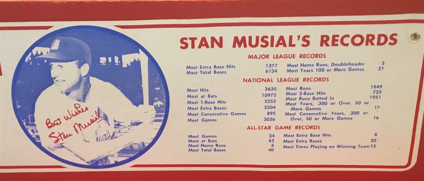 1964 STAN MUSIAL's OFFICIAL RACK-UM-UP