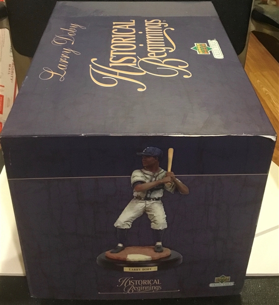 LARRY DOBY UPPER DECK - HISTORICAL BEGINNINGS STATUE w/BOX