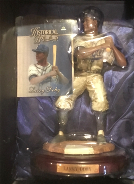 LARRY DOBY UPPER DECK - HISTORICAL BEGINNINGS STATUE w/BOX