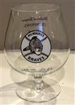 1958 MILWAUKEE BRAVES "NATIONAL LEAGUE CHAMPIONS" LARGE GLASS