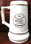 1957 MILWAUKEE BRAVES WORLD CHAMPIONS LARGE MUG