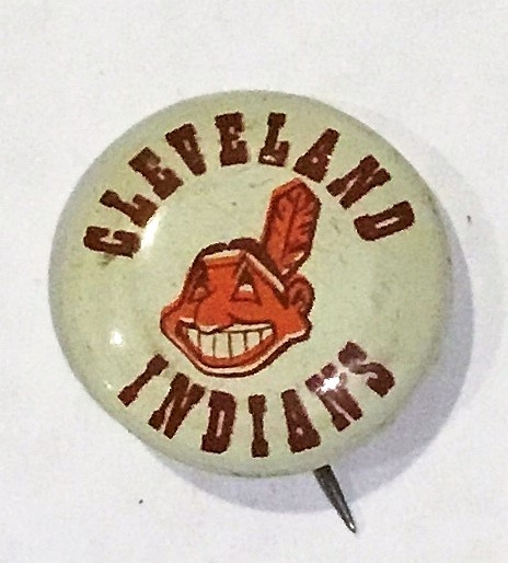 VINTAGE CLEVELAND INDIANS PIN w/CHIEF WAHOO
