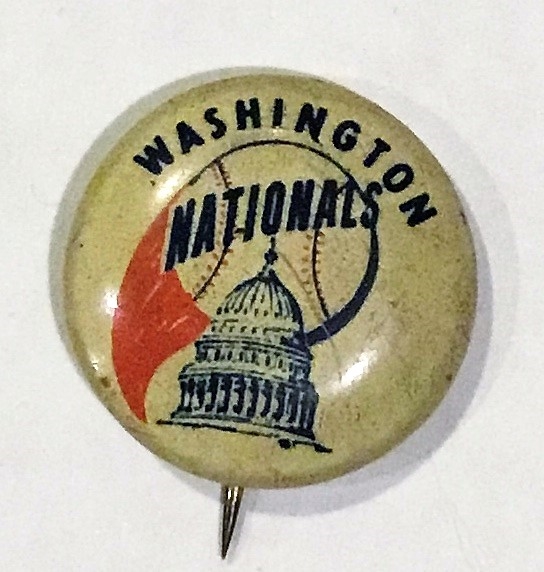 VINTAGE WASHINGTON NATIONALS PIN