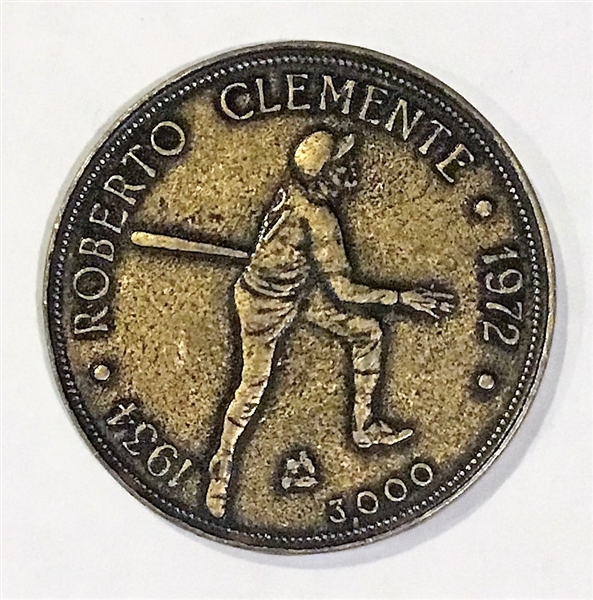 1973 ROBERTO CLEMENTE MEMORIAL COIN