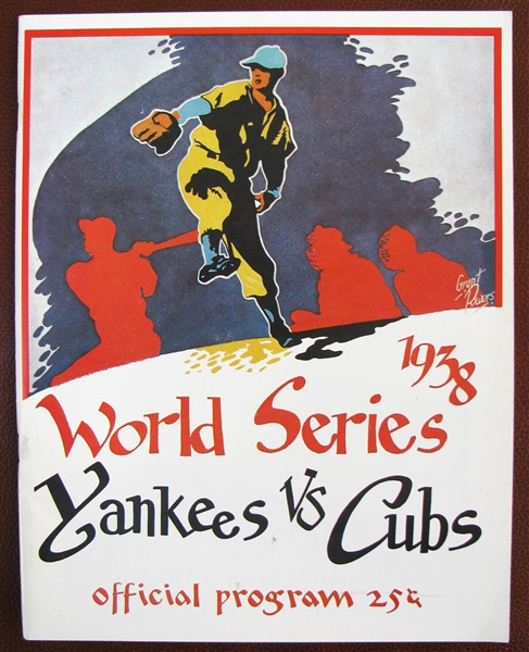 1938 YANKEES vs CUBS WORLD SERIES PROGRAM - ROBERT OPIE REPRINT