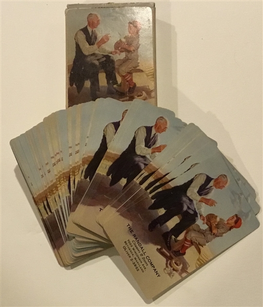 VINTAGE CONNIE MACK DECK OF PLAYING CARDS w/BOX