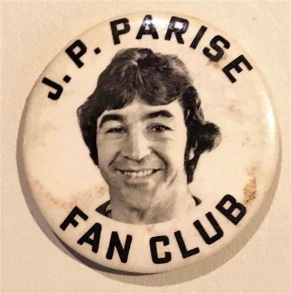 70's J.P. PARISE N.Y. ISLANDERS FAN CLUB PIN