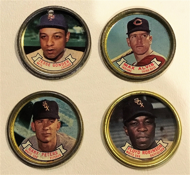 1964 TOPPS COIN LOT - 4 DIFFERENT