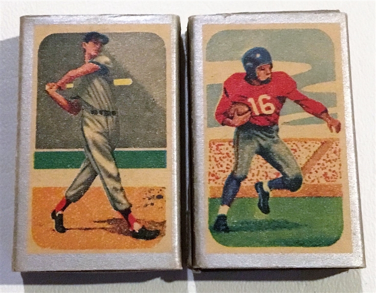 50's TED WILLAIMS & FRANK GIFFORD MATCH BOXES