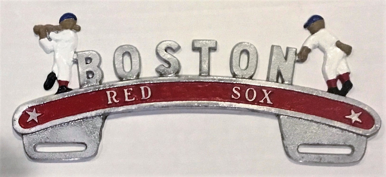 BOSTON RED SOX LICENSE PLATE TOPPER