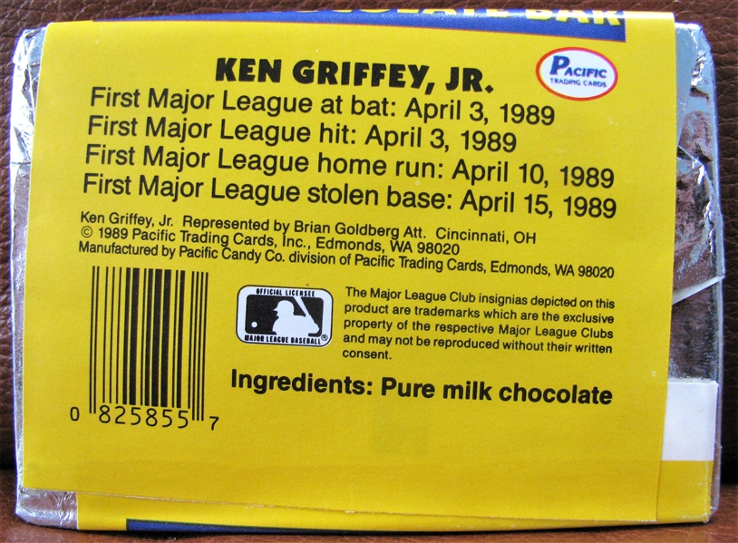 KEN GRIFFEY Jr. CHOCOLATE BAR - SEALED