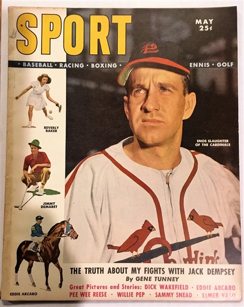 MAY 1949 SPORT MAGAZINE w/SLAUGHTER COVER