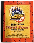 2000 NCAA FINAL FOUR BASKETBALL  MEDIA GUIDE